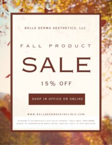 Fall Product Sale